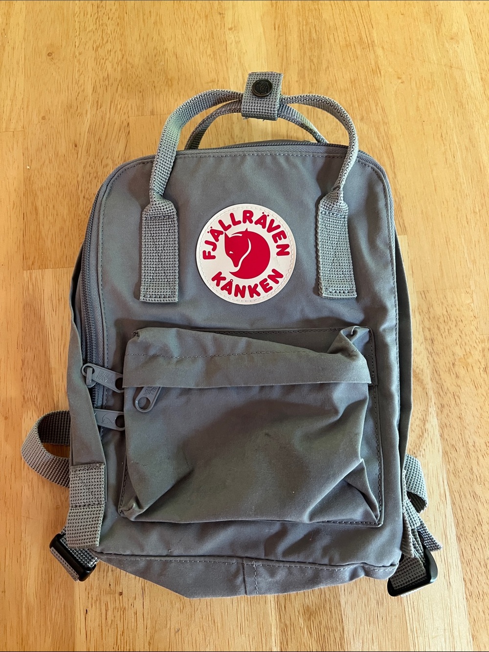 Fjallraven Mini Kanken Water Resistant Backpack 23561 •FOG•